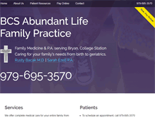 Tablet Screenshot of doctorbacak.com